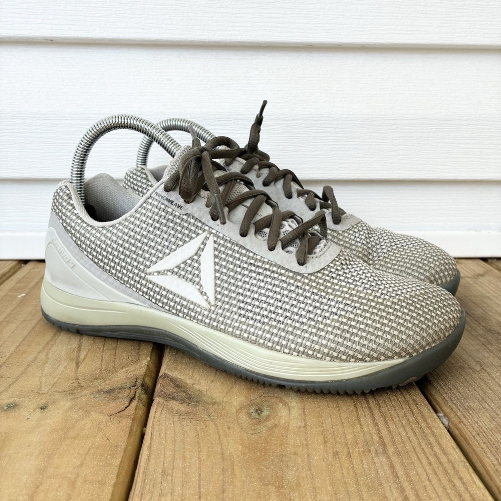 Reebok CrossFit Nano 7 Workout Training Lace Up Sneakers Shoes Gray Womens 8.5
